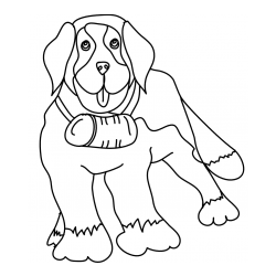 Pobarvanka velikega psa