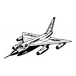 Pobarvanka vojaškega lovca