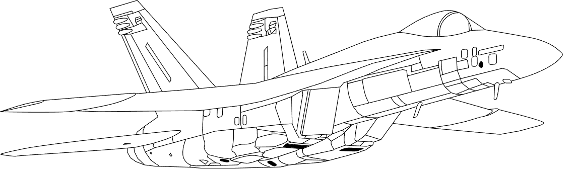 Pobarvanka letala Hornet