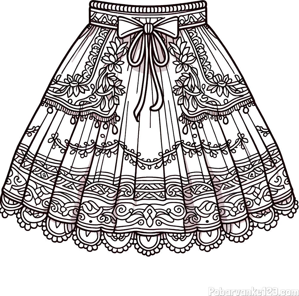 Pobarvanka ženskega krila z mašnico