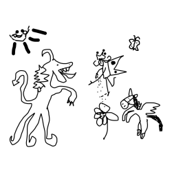 trinožni zmaj in vila pomagalka