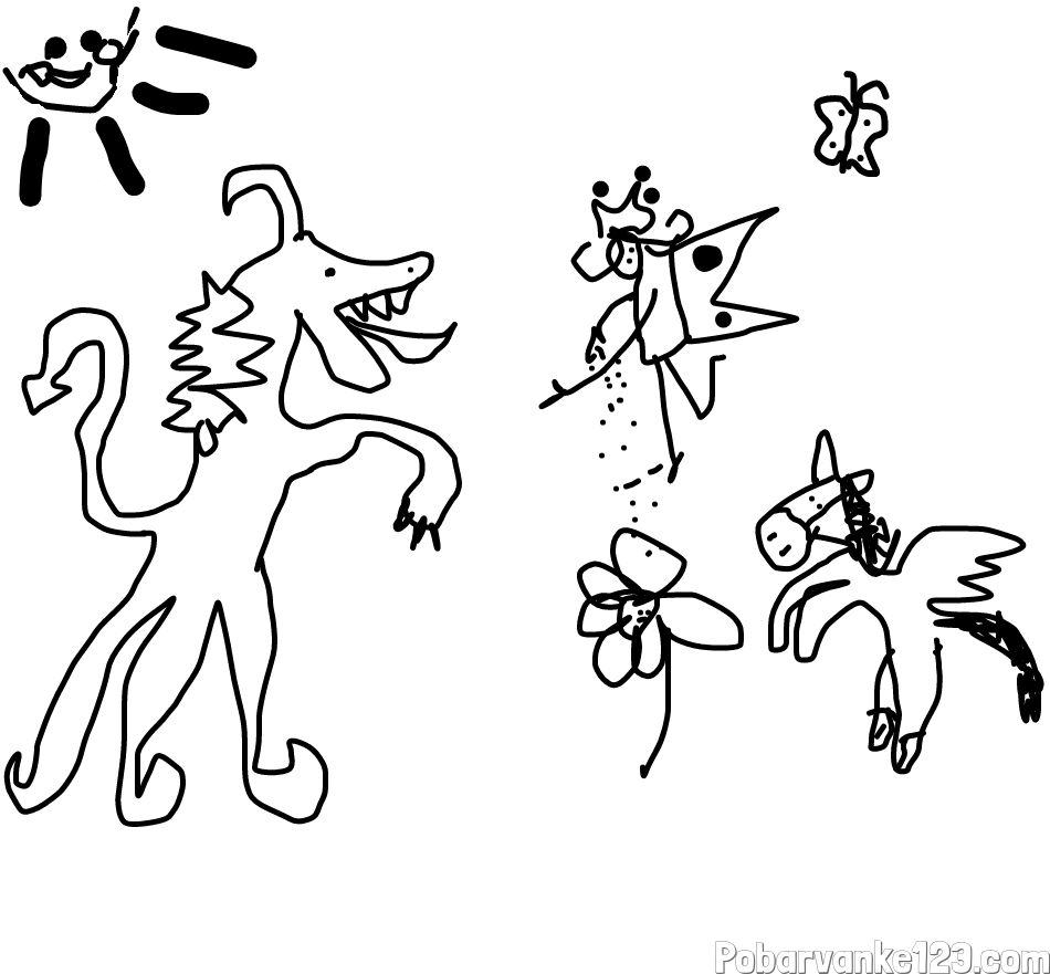 trinožni zmaj in vila pomagalka