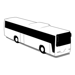 Pobarvanka velikega avtobusa