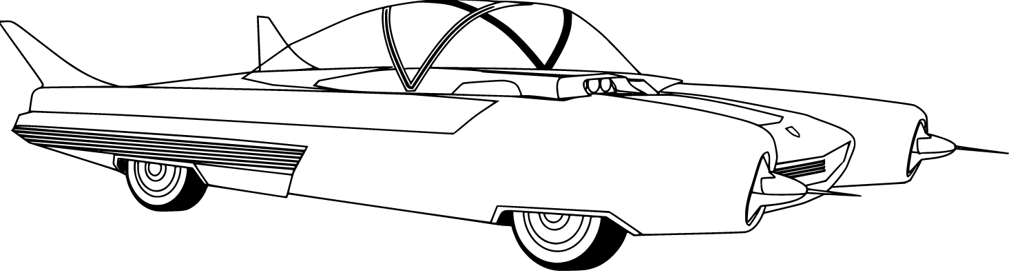 Pobarvanka vesoljskega avtomobila